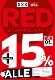 XXXLutz Möbelhäuser Prospekt für München mit 22 Seiten XXXLutz Möbelhäuser Prospekt für München: "RED SHOPPING WEEK", 22 Seiten, 26.09.2022 - 02.10.2022