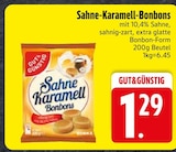 Sahne-Karamell-Bonbons im Angebot bei EDEKA in Friedrichshafen Sahne-Karamell-Bonbons Angebote von GUT&GÜNSTIG bei EDEKA Friedrichshafen für 1,29 €