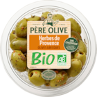 OLIVES GRECQUES AUX HERBES DE PROVENCE PÈRE OLIVE BIO - PERE OLIVE en promo à 2,99 € chez Auchan Hypermarché OLIVES GRECQUES AUX HERBES DE PROVENCE PÈRE OLIVE BIO - PERE OLIVE dans le catalogue Auchan Hypermarché