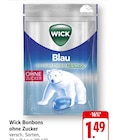 Bonbons ohne Zucker Angebote von Wick bei EDEKA Schwäbisch Hall für 1,49 €