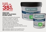 Peinture murs et plafonds blanc satin - ARTISIO en promo chez Gedimat Carcassonne à 35,95 €