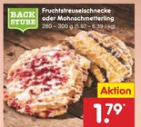 Fruchtstreuselschnecke Angebote von Backstube bei Netto Marken-Discount Gera für 1,99 €