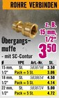 Übergangsmuffe im Hornbach Prospekt Übergangsmuffe von im aktuellen Hornbach Prospekt für 3,06 €