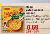 Guten-Appetit-Suppen von Maggi im aktuellen V-Markt Prospekt für 0,69 €