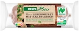 Leberwurst mit Kalbfleisch Angebote von REWE Bio bei REWE Elmshorn für 1,69 €