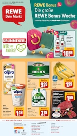 Aktueller REWE Prospekt mit Bananen, "Dein Markt", Seite 1