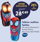 Talkies-walkies Spidey - VTECH à 28,49 € dans le catalogue La Grande Récré