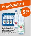 Mineralwasser Angebote von RhönSprudel bei tegut Offenbach für 5,49 €
