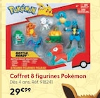 Coffret 8 figurines - Pokémon - La Grande Récré à Argenteuil Coffret 8 figurines - Pokémon en promo chez La Grande Récré Argenteuil à 29,99 €