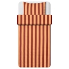 Bettwäsche-Set, 2-teilig orangebraun/gestreift 140x200/80x80 cm Angebote von SLÅNHÖSTMAL bei IKEA Siegburg für 19,99 €