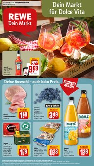 Aktueller REWE Prospekt "Dein Markt" Seite 1 von 25 Seiten für Frankfurt