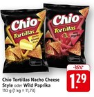 Tortillas Nacho Cheese Style im Angebot bei E center in Darmstadt Tortillas Nacho Cheese Style Angebote von Chio bei E center Darmstadt für 1,29 €