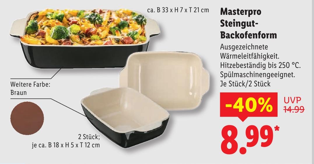 Steingut-Backofenform