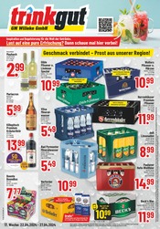 Aktueller Trinkgut Getränkemarkt Prospekt in Leiferde und Umgebung, "Aktuelle Angebote" mit 6 Seiten, 22.04.2024 - 27.04.2024