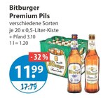 Premium Pils im Angebot bei V-Markt in Regensburg Premium Pils Angebote von Bitburger bei V-Markt Regensburg für 11,99 €