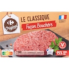 Steaks hachés surgelés façon bouchère - CARREFOUR ORIGINAL en promo chez Carrefour Noisy-le-Sec à 6,99 €