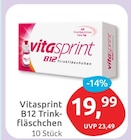 B12 Trinkfläschchen von Vitasprint für 19,99 € bei budni im Angebot B12 Trinkfläschchen von Vitasprint im aktuellen budni Prospekt