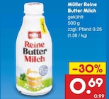 Aktuelles Reine Butter Milch Angebot bei Netto Marken-Discount in Mönchengladbach ab 0,69 €