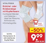 Knöchel- oder Kniebandage mit Kupferfasern von VITALMAXX im aktuellen Netto Marken-Discount Prospekt für 9,99 €