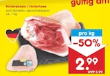 Hintereisbein / Hinterhaxe bei Netto Marken-Discount im Nürnberg Prospekt für 2,99 €