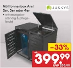 Mülltonnenbox Arel 2er, 3er oder 4er Angebote von Juskys bei Netto Marken-Discount Gießen für 399,99 €