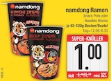 Ramen Snack Pots oder Noodles Blocks von namdong im aktuellen EDEKA Prospekt für 1,00 €
