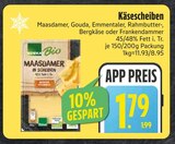 Maasdamer im EDEKA Prospekt Maasdamer von Edeka Bio im aktuellen EDEKA Prospekt für 1,79 €