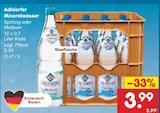 Mineralwasser von Adldorfer im aktuellen Netto Marken-Discount Prospekt für 3,99 €