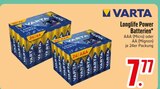 Longlife Power Batterien AAA (Micro) Angebote von VARTA bei EDEKA Landshut für 7,77 €
