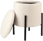 Tabouret avec compartiment de rangement ou banc coffre - LIVARNO HOME en promo chez Lidl Thonon-les-Bains à 19,99 €