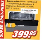 Geschirrspüler GSV360 Angebote bei Möbel AS Baden-Baden für 399,95 €