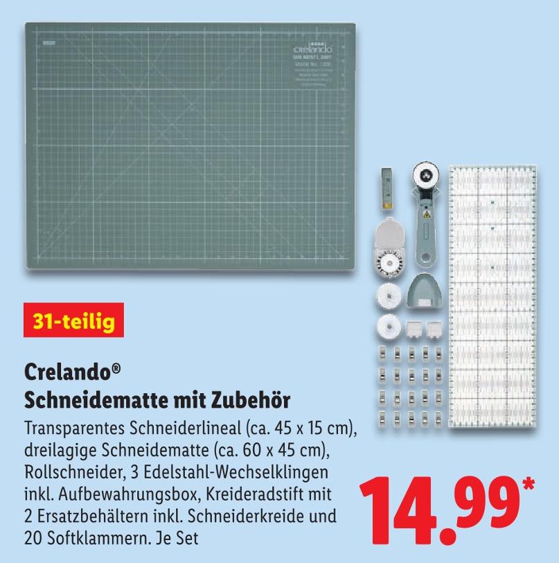 Schneidematte mit Zubehör