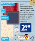 Premium-Papier-Weihnachts-Tischdecken im ALDI SÜD Prospekt Premium-Papier-Weihnachts-Tischdecken von KOKETT im aktuellen ALDI SÜD Prospekt für 2,99 €