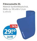 Fitnessmatte XL im V-Markt Prospekt Fitnessmatte XL von im aktuellen V-Markt Prospekt für 29,99 €