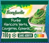 Purée délice haricots verts, courgettes, épinards, pois, crème surgelée - Bonduelle en promo chez Intermarché Thonon-les-Bains à 1,45 €