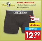 Herren Retroshorts Angebote von Uncle Sam bei Netto Marken-Discount Oranienburg für 12,99 €