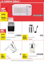 Offre Cuisinière dans le catalogue Carrefour du moment à la page 78