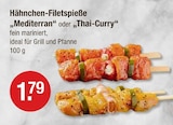 V-Markt Wald - Hähnchen-Filetspieße "Mediterran" oder "Thai-Curry" Angebot im Prospekt Hähnchen-Filetspieße "Mediterran" oder "Thai-Curry" bei V-Markt im Wald Prospekt für 1,79 €