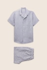 Pyjama Chemise manches courtes et Short rayés en lin European Flax à Monoprix Lagny dans Lagny-sur-Marne Pyjama Chemise manches courtes et Short rayés en lin European Flax à Monoprix Lagny dans Lagny-sur-Marne
