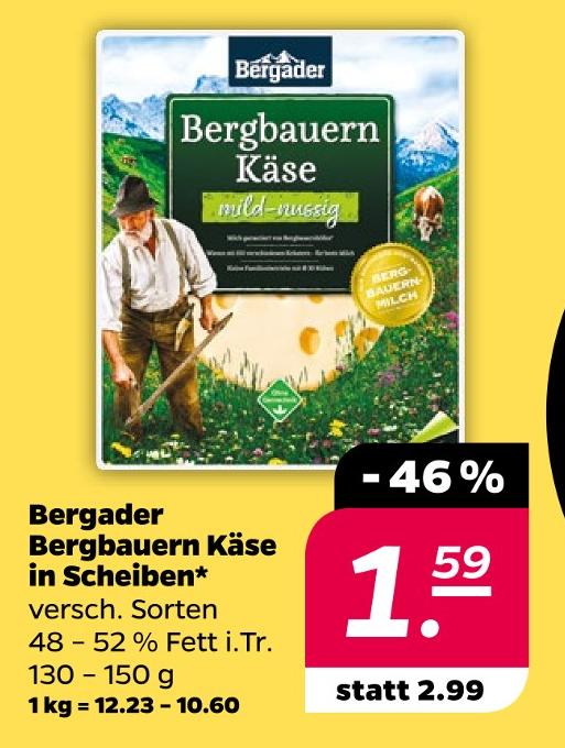 Bergader Bergbauern Käse in Scheiben*