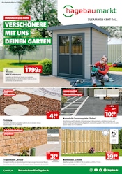 Aktueller Hagebaumarkt Prospekt mit Terrassenplatten, "VERSCHÖNERE MIT UNS DEINEN GARTEN", Seite 1