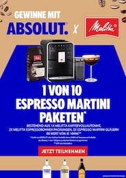 Absolut Vodka Prospekt für Münster: "Gewinne mit ASBOLUT. x Melitta", 1 Seite, 24.03.2025 - 27.04.2025