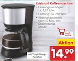 Edelstahl Kaffeemaschine Angebote bei Netto Marken-Discount Bautzen für 14,99 €