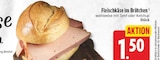 Fleischkäse im Brötchen für 1,50 € bei EDEKA im Angebot Fleischkäse im Brötchen im aktuellen EDEKA Prospekt