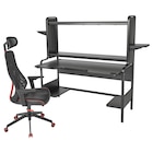Gamingschreibtisch und -stuhl schwarz von FREDDE / MATCHSPEL im aktuellen IKEA Prospekt