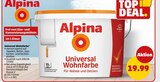 Universal-Wohnfarbe im Angebot bei Penny in Siegen Universal-Wohnfarbe Angebote von Alpina bei Penny Siegen für 19,99 €