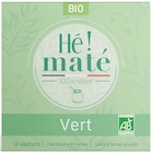 Maté infusette vert bio - Hé ! Maté en promo chez Intermarché Maté infusette vert bio - Hé ! Maté dans le catalogue Intermarché