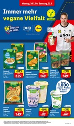 Lidl Veganes Hackfleisch im Prospekt 