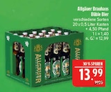 Büble Bier Angebote von Allgäuer Brauhaus bei Marktkauf Crimmitschau für 13,99 €