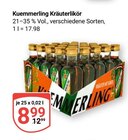 Aktuelle Likör Angebote bei GLOBUS in Duisburg Aktuelles Kräuterlikör Angebot bei GLOBUS in Duisburg ab 8,99 €
